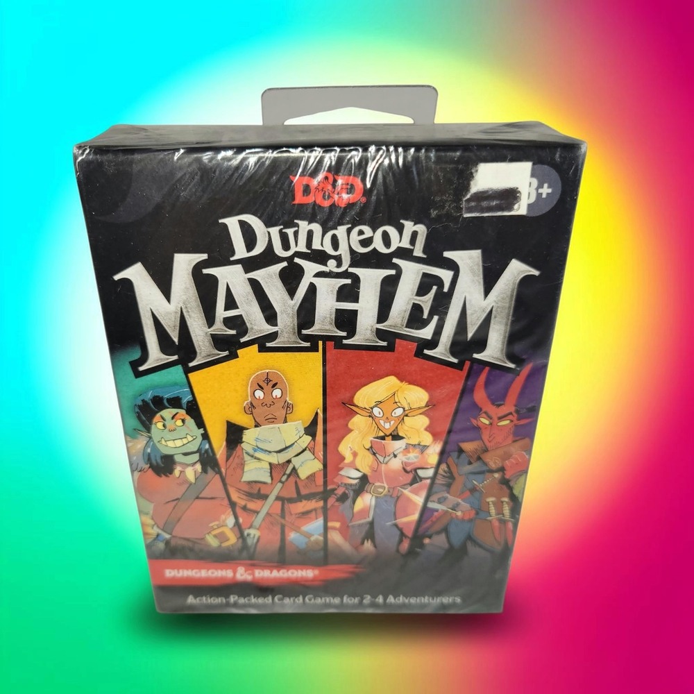 D&D Dungeon Mayhem Card Game New Sealed MP10151 Dungeons & Dragons 2-4 Players